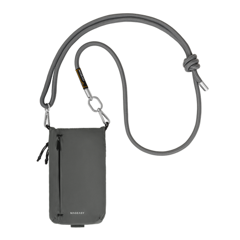 SwitchEasy MagEasy Phone Sacoche Utility Crossbody Bag + Strap Phone Lanyard 8.3"mm MPHIPH233GY24
